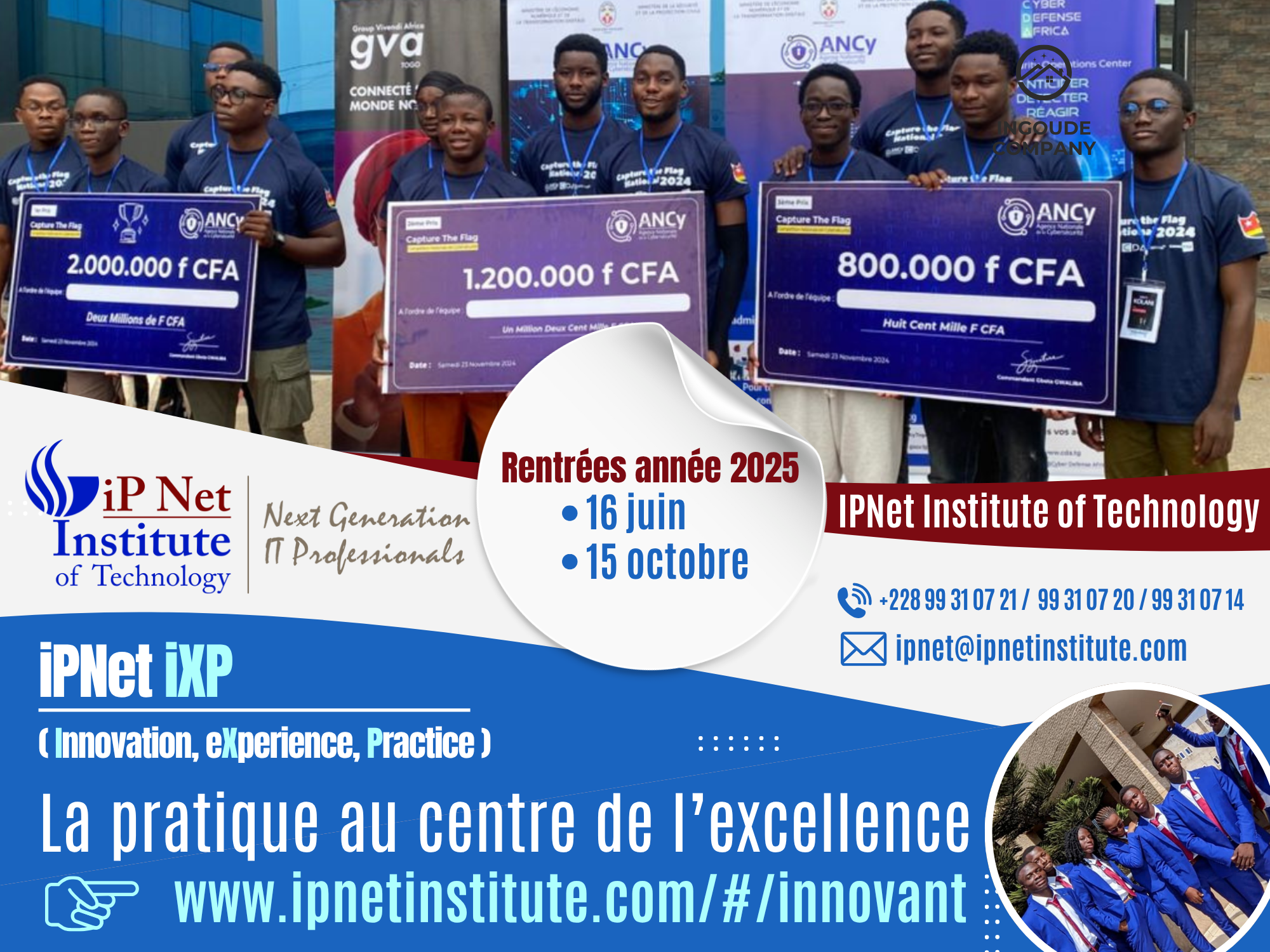 ToT 100 : Les formations, le modèle d'enseignement, la plateforme E-learning et la stratégie de IPNet Institute of Technology