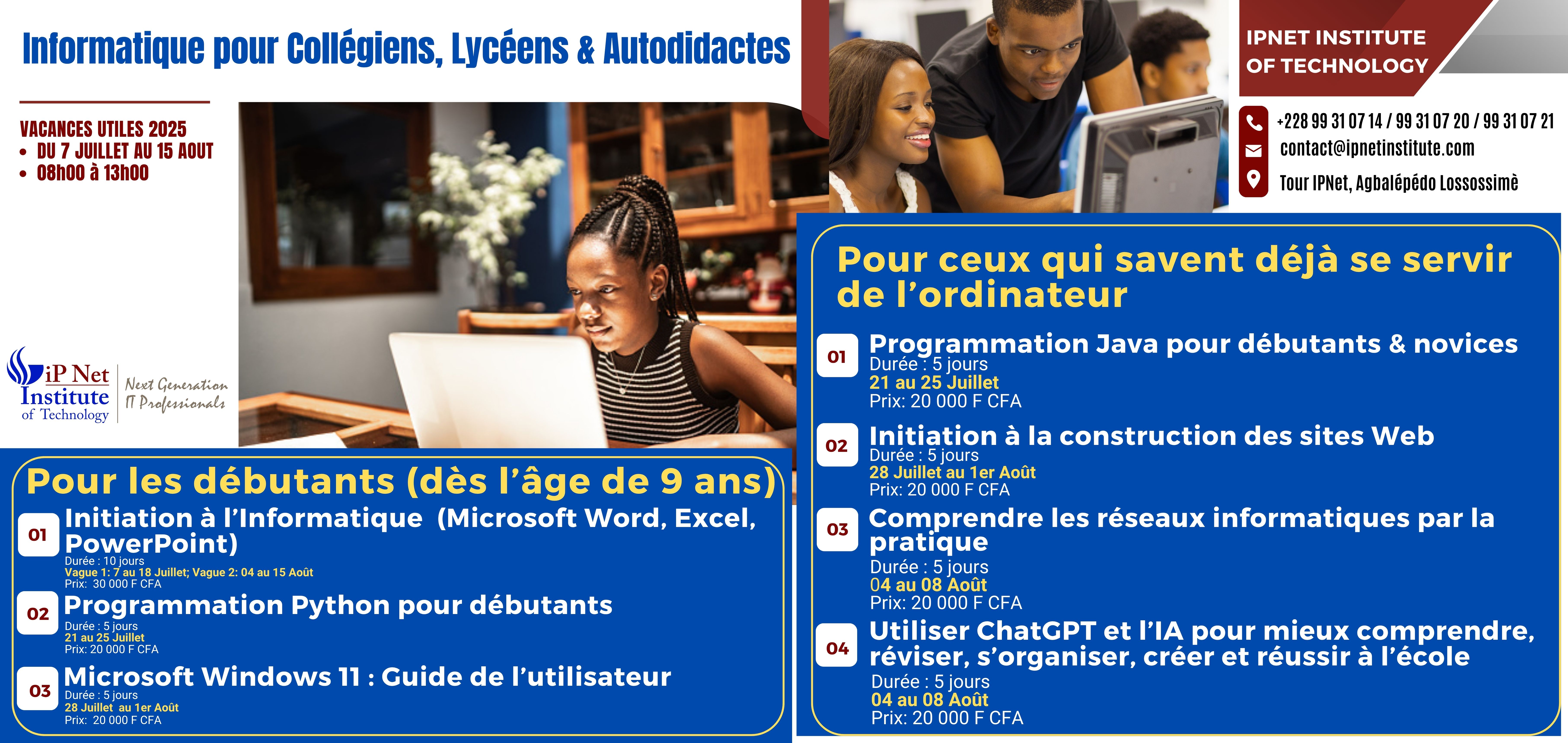 ICLA 100 :  Initiation informatique pour enseignants des collèges et lycées 